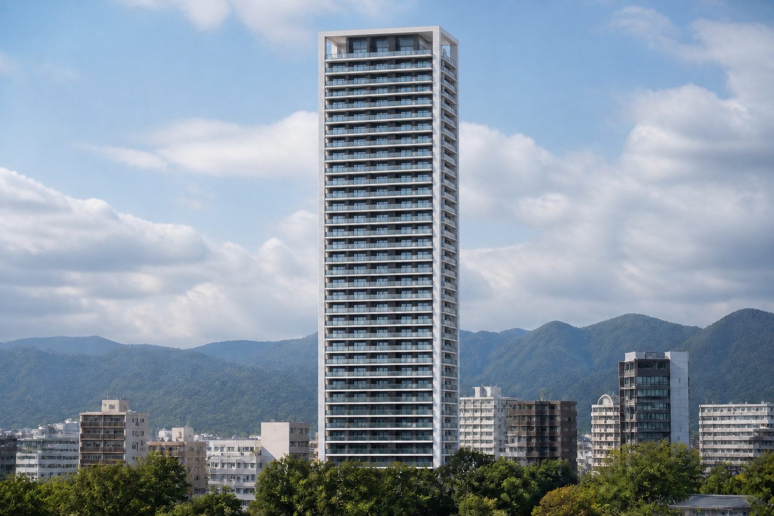 プラウドタワー住吉の外観イメージ