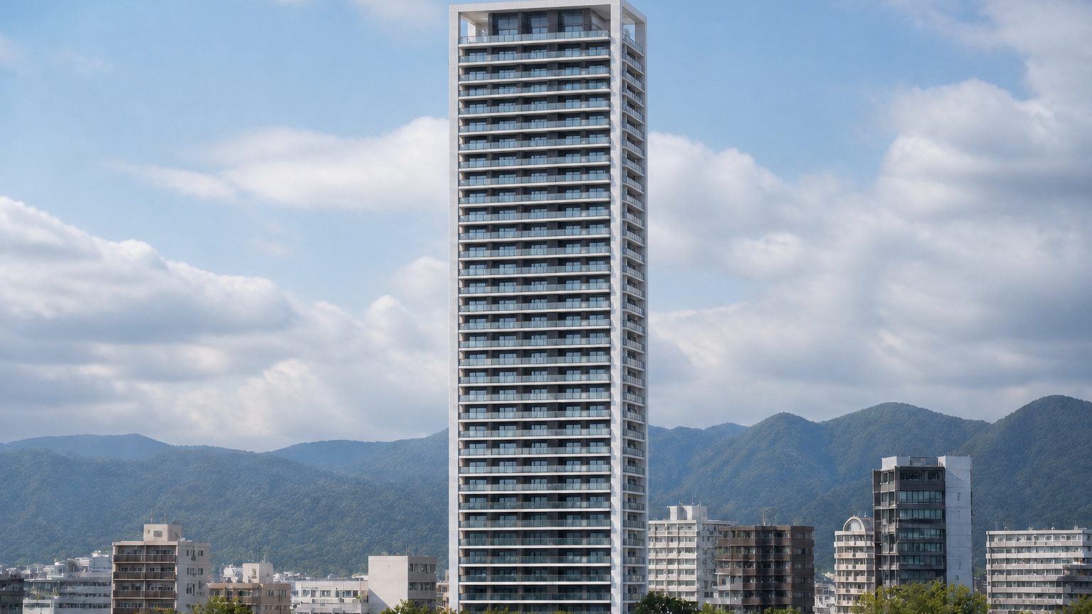 プラウドタワー住吉の外観イメージ