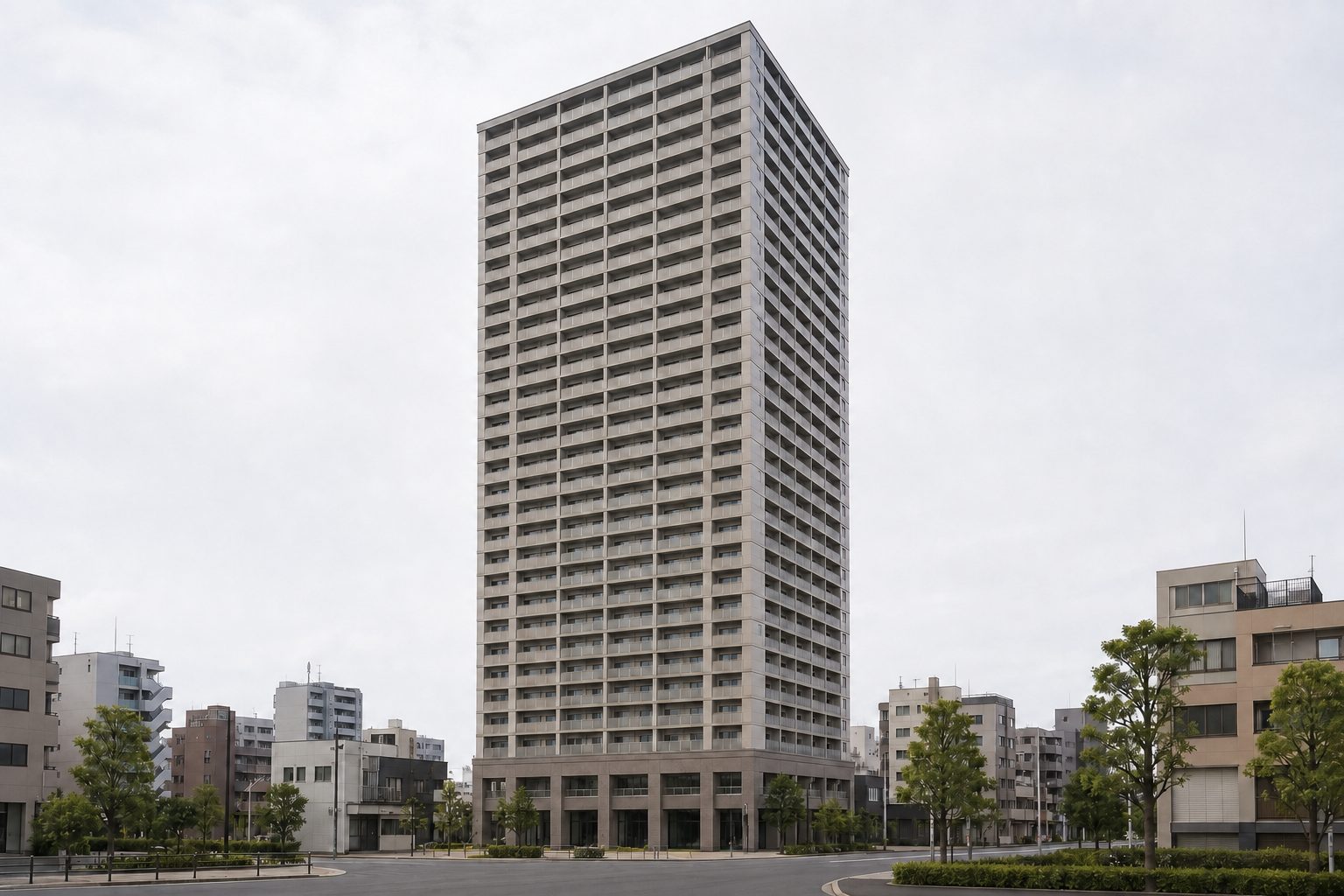 レジディアタワー目黒不動前の外観イメージ