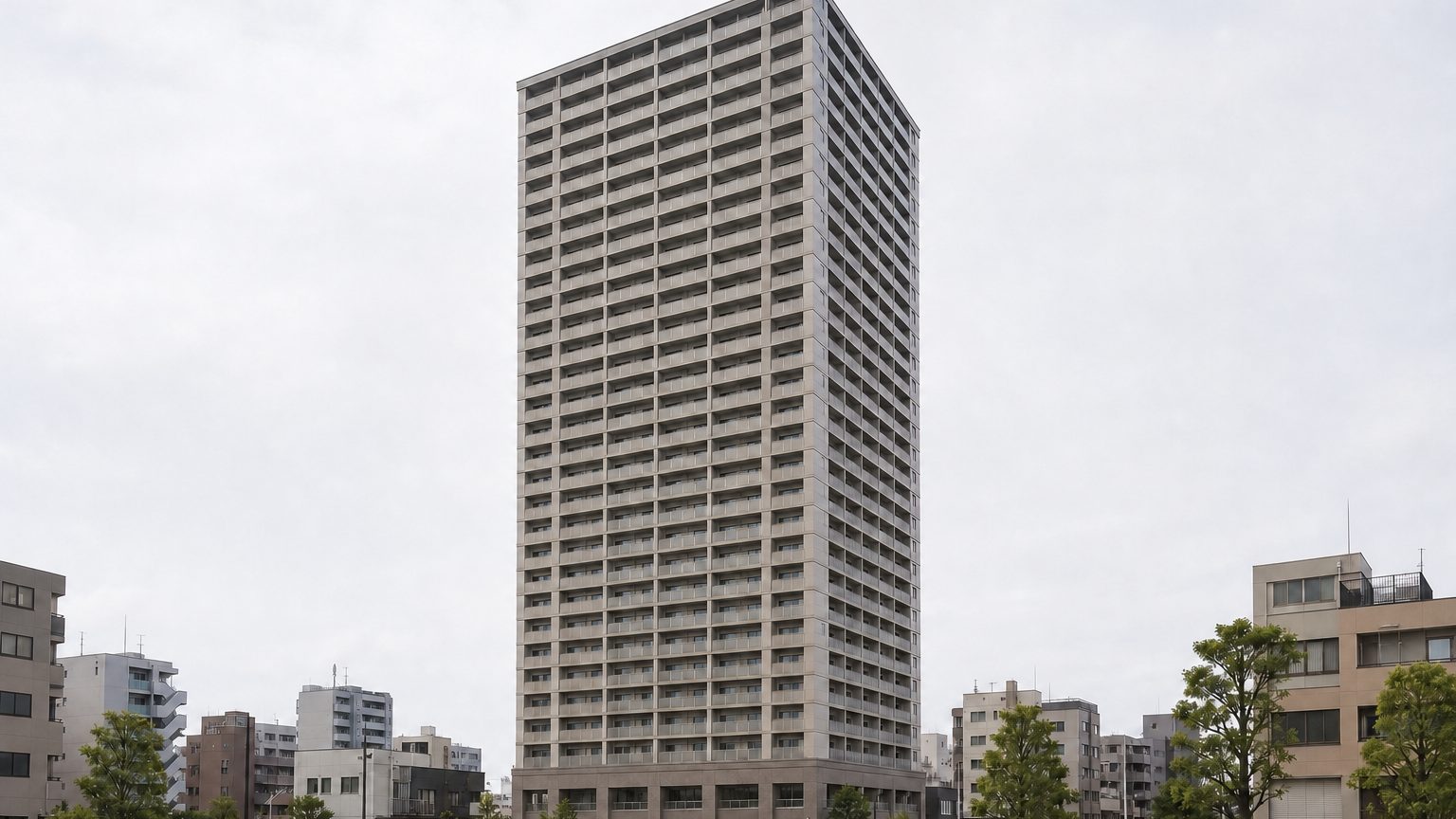 レジディアタワー目黒不動前の外観イメージ
