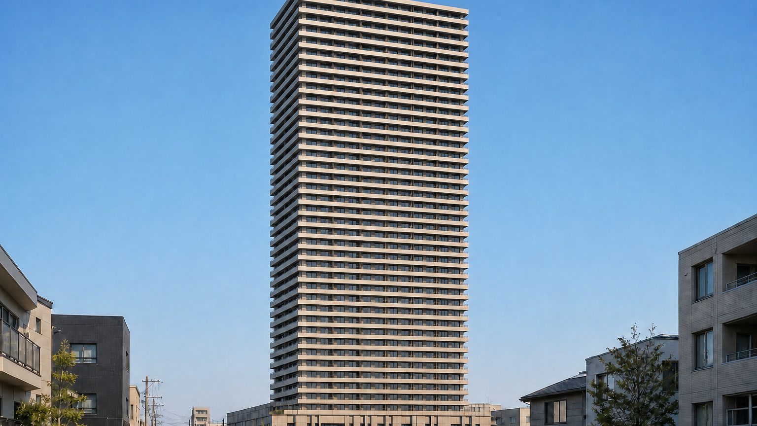 リバーハープタワー南千住2号棟の外観イメージ