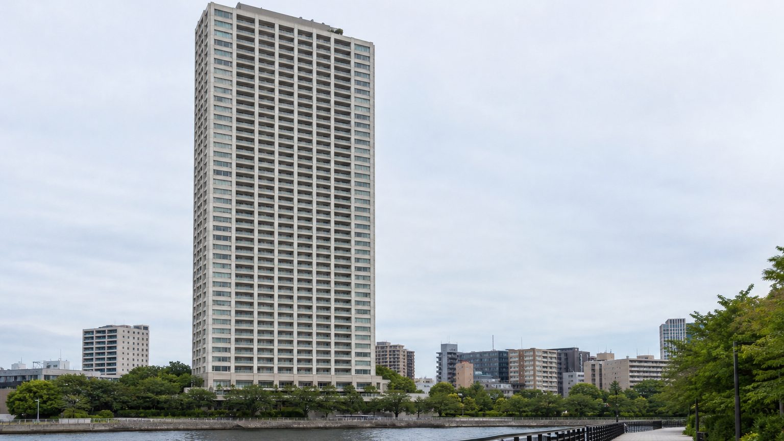 リバーポイントタワーの外観イメージ