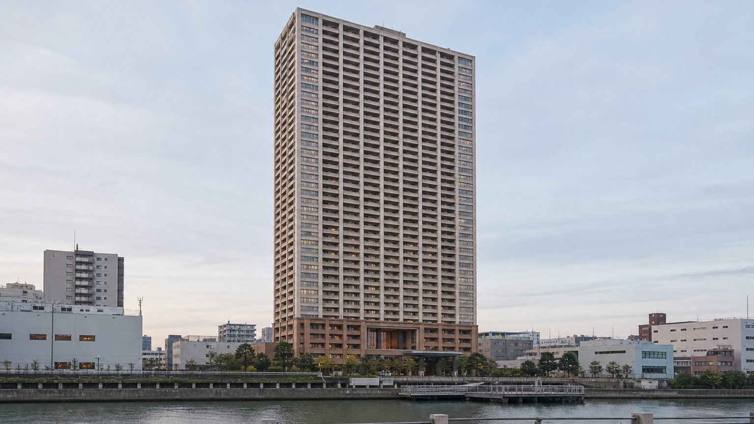 芝浦アイランド ブルームタワーの外観イメージ