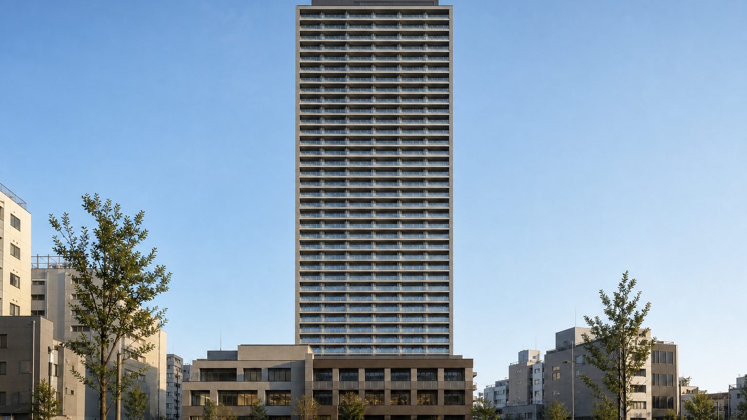 立石駅北口地区再開発西街区タワーの外観イメージ