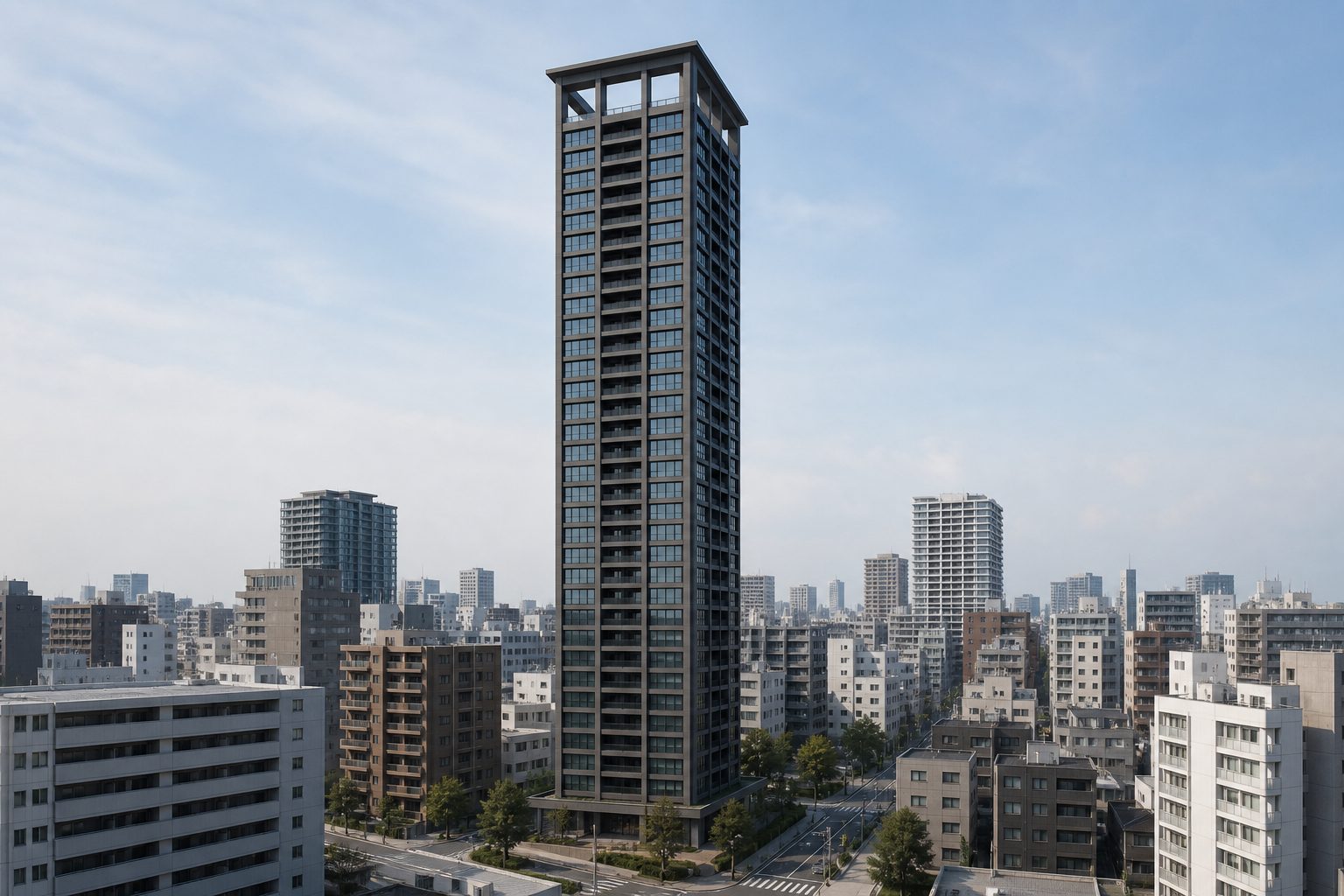 ザ・ファインタワー大手前の外観イメージ
