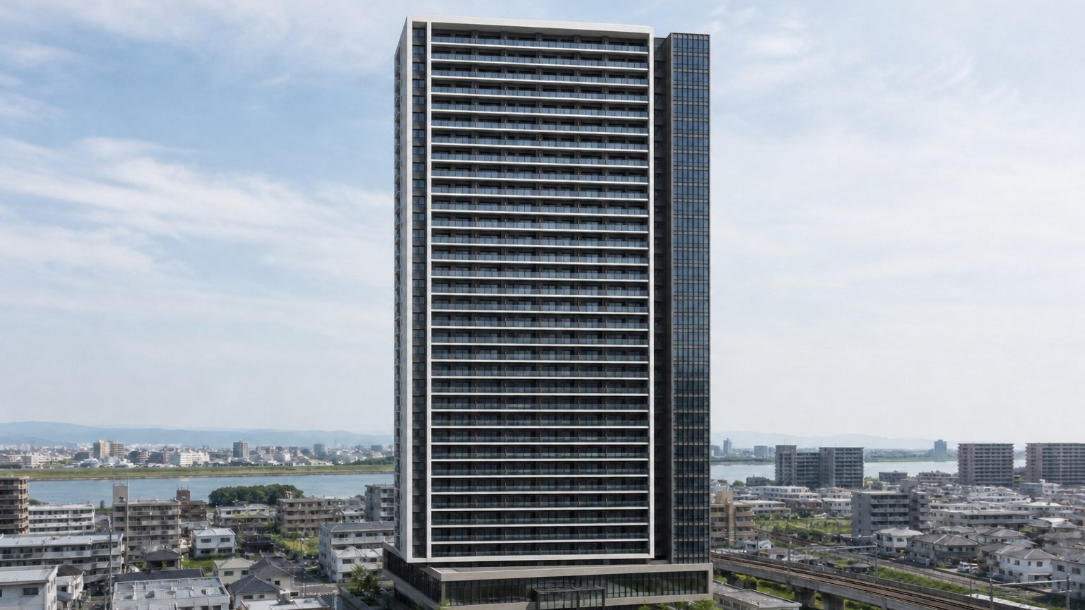 THE TOWER HIRAKATAの外観イメージ
