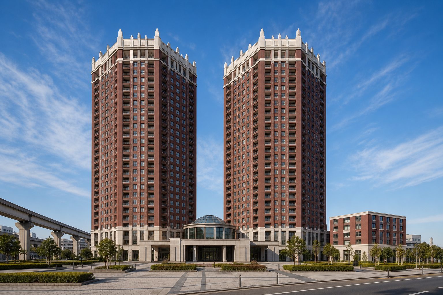 THE TOWERS DAIBA（ザ・タワーズ台場）の外観イメージ