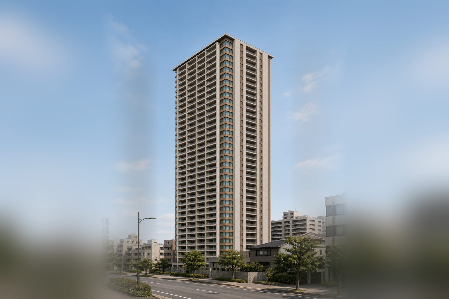 ザ・上本町タワーをイメージした外観