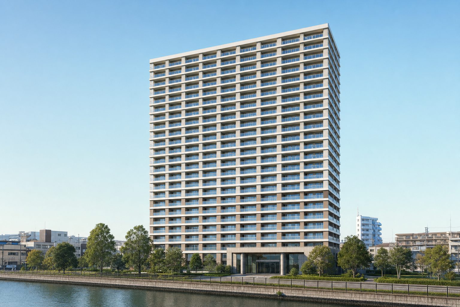 東京マスタープレイスをイメージした外観