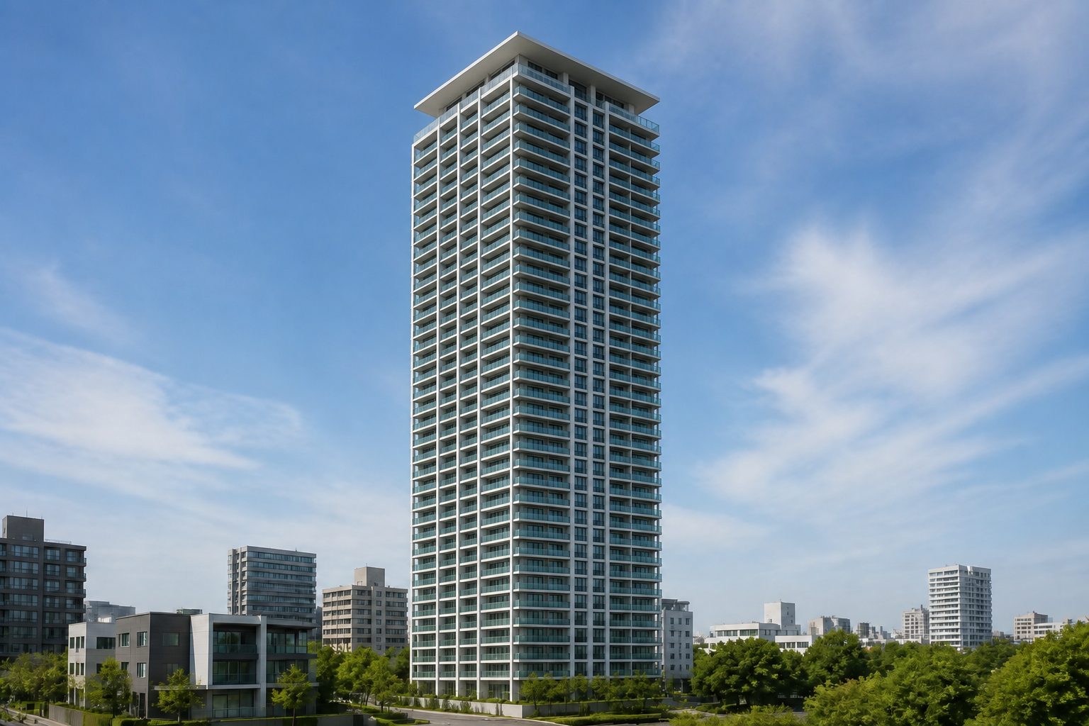 ヴィークタワーOSAKAをイメージした外観
