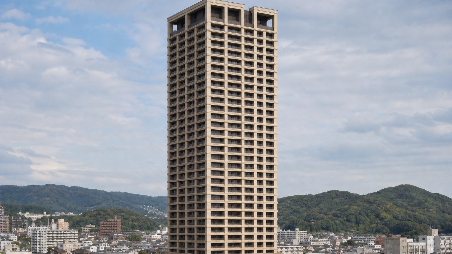 ビュータワー住吉館の外観イメージ